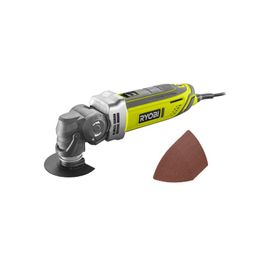 Pack RYOBI Outil multifonctions RMT300-SA - 300W - sac de transport - 10 triangles abrasifs - RAK10MT