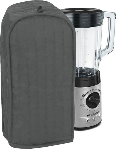 Housse Matelassée En Polyester/Coton, Protection Contre La Poussière Et Les Traces De Doigts, Lavable En Machine, Gris Graphite