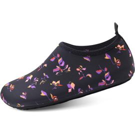 Joto Chaussures Aquatiques Pour Femmes, Hommes Et Enfants, Pieds Nus – Chaussettes Aquatiques à Séchage Rapide – Chaussures à Enfiler Pour La Natation, Le Surf, Le Kayak, La Plage, La Marche, Le