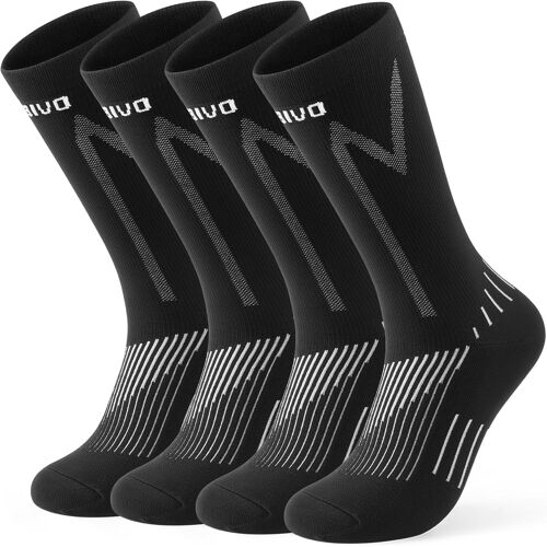 Jexnovashop-Compression Chaussettes Running Homme Femme, Chaussettes Randonnée Sport, Chaussette De Contention 8-15 Mmhg, Respirable Et Support, Pour Course À Pied, Trail Running, Cyclisme Velo, Anti