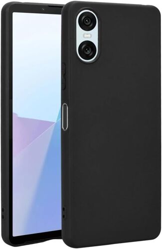 Coque Protection Pour Sony Xperia 10 Vi 5g Tpu Souple Noire Antichoc Xeptio