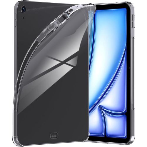 Coque Tpu Transparente Pour Ipad Air 11 Pouces (M3 2025 / M2 2024) ¿ Housse Anti-Choc Ultra-Fine Avec Coins Renforcés, Bords Surélevés Et Protection Appareil Photo