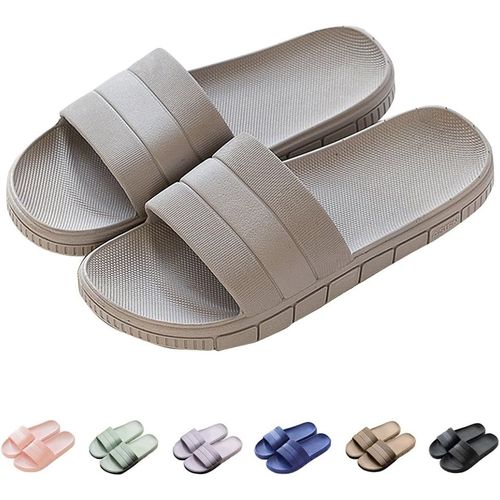 Maas-Chaussons Sandales Pantoufles D'été Antidérapantes Hommes & Femme Salle De Bain Couples Chaussures De Plage Décontractées