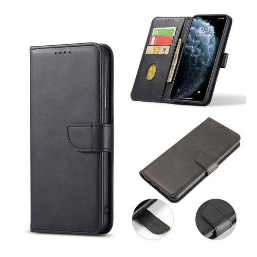 Coque iPhone 12, Etui iPhone 12, Etui Housse Coque pour iPhone 12 (6.1 inch) Antichoc, Portefeuille Etui en Cuir PU Premium Housse pour iPhone 12 (6.1 inch) (Noir)