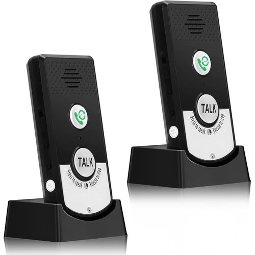 Interphone Sans Fil, Interphone Vocal Bidirectionnel, Portée De 1000 M/50 M À Travers Les Murs, Interphone Étanche, Interphone Vocal Intelligent, Rechargeable, Pour Maison, Bureau L'Atelier