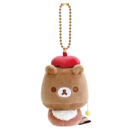 San-x Rilakkuma peluche poupée mignon Halloween citrouille relax ours en peluche porte-clés sac Kuma pendentif Anime dessin animé décoration cadeau--8cm style d