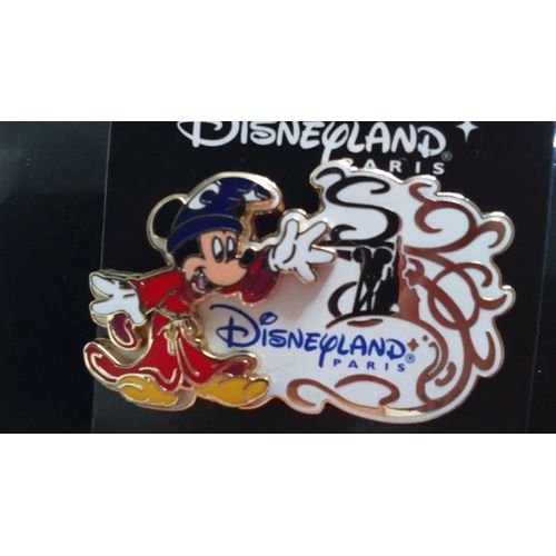 Rare Pins Disney Disneyland Paris : Mickey Sorcier Dans Le Parc
