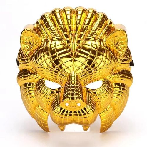 Masque De Cosplay D'animaux D'halloween, Lion, Tigre, Léopard, Accessoire De Spectacle Sur Scène, Masque De Fête Léopard Doré, Accessoires De Costume, Fournitures De Fête--Lion