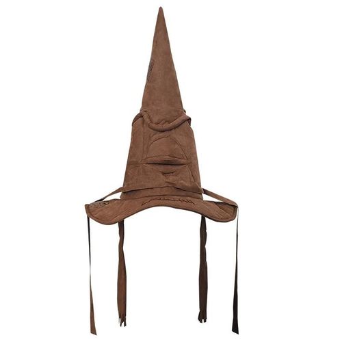 Chapeau De Magicien De Sorcière En Cuir Pour Hommes, Films De Mode, Accessoires De Fête D'halloween, Chapeau Habillé, Accessoires De Costume De Cosplay--Chocolat