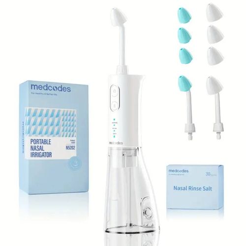 Nettoyeur nasal électrique 300ml rechargeable USB avec 3 vitesses et double buse