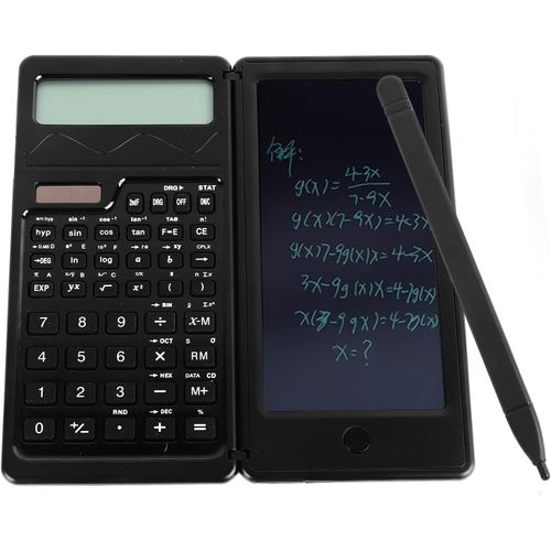 Calculatrice Scientifique Avancée Avec Fonctions Graphiques, Calculatrice Solaire Avec Tablette D'Écriture Effaçable Et Stylet, Pour Cours Avancés, Lycée Ou Collège[Z1107]
