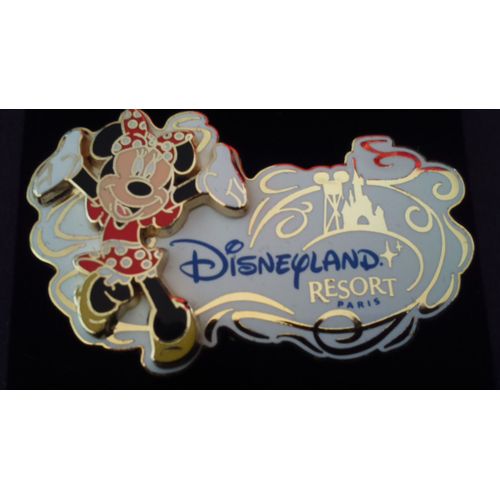 Rare Pins Disney Disneyland Paris : Minnie Dans Le Parc