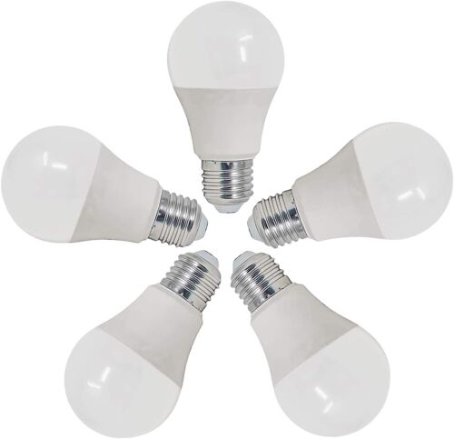 Lot De 10 Ampoules Led E27, 8,5 W, 806 Lumens, Blanc Chaud, 3000 K, Remplace Une Ampoule De 60 W, Ampoule Led E27, A60, 200°, Ampoules À Économie D'énergie
