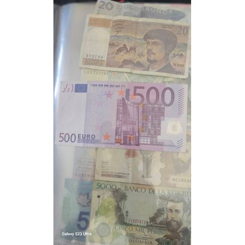 Je Vendrai Une Collection De Billets De Banque 67 Billets De Banque De 34 Pays.