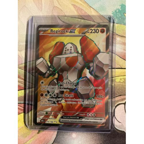 Regirock Ex 214/182 Série Écarlate Et Violet Rivalités Destinées