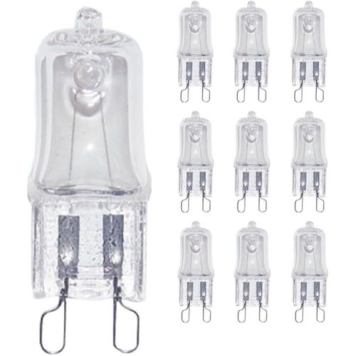 SJZG-Yflifangting Ampoule De Four G9 Haute Température, Lumière De Cuiseur Vapeur 25W 28W 40W 60W 10 Pièces (Color : 40W)