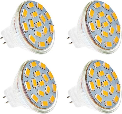Kalanka-Spot Led Mr11 Gu4 3 W Blanc Chaud 3000 K 120¡Ã 350 Lm Mr11 30 W Halog¿¿Ne De Rechange Ac Dc 12 V-24 V Gu4 Mr11 Blanc Chaud Pour Plafonnier Intensit¿¿ Non Variable (4)