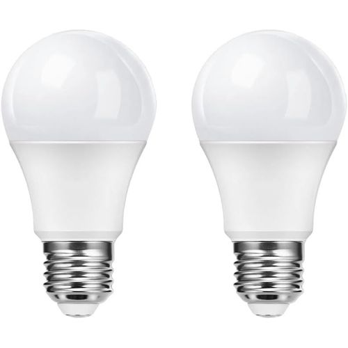 Sjzg-Ampoule Capteur Crépusculaire E27 5w 400lm Blanc Froid 6500k Ac220v, Équivalence Lampes À Incandescence 40w, Intelligent Ampoule Marche/Arrêt Automatique Pour Sécurité Extérieure, Lot De 2