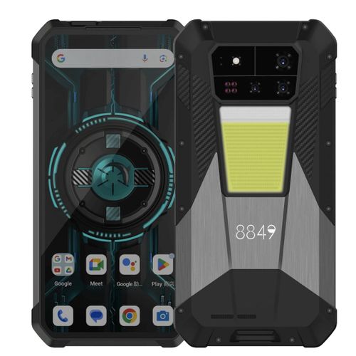 Unihertz SHARK 3 5G Téléphone Portable Incassable,12Go+512Go Noir