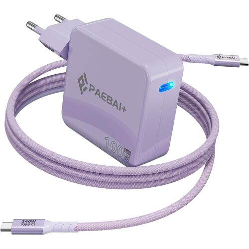 SJZG-Chargeur Usb C 100W Gan Pd Rapide Chargeur Pour Macbook Pro/Air, Lenovo Thinkpad, Huawei Matebook, Asus, Dell Xps, Ipad, Samsung Galaxy S25/S24, Iphone 16/Pro Type C Ordinateur Portable