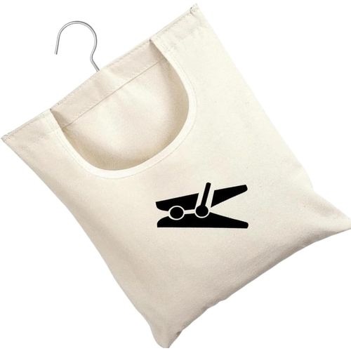 ERSAN-Sac à Pinces à Linge Panier Pince à Linge a Suspendre Sac de Rangement pour Pinces à Linge Support Pour Pinces à Linge Panier Rangement Pinces à Linge Porte Epingle a Linge, 32 x 28cm