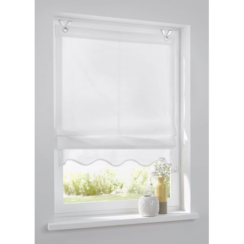 Ersan-Store Bateau Olivia Blanc Avec Oeillet Ca. 45 * 140 Cm