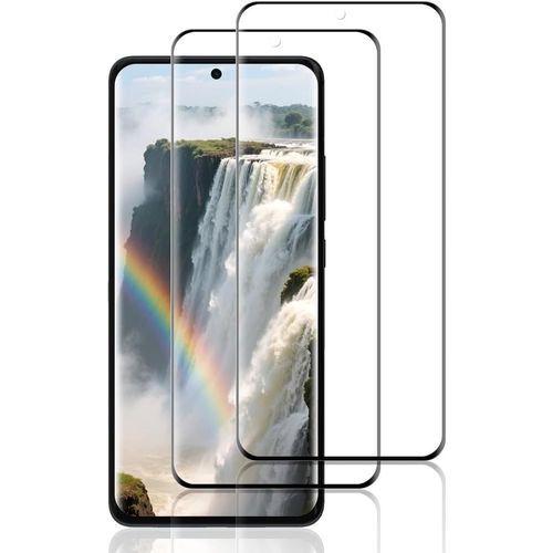 Cauc-Verre Trempé Pour Xiaomi 12/12x,2 Pièces Screen Protector [3d Incurvé Couverture Complète][Haute Sensibilité] [Sans Bulless] Protection Verre
