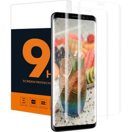 Sjzg-2 Pack Verre Trempé Pour Samsung Galaxy S9, À L'épreuve Des Bulles, 9h Dureté, Bords Incurvés En 3d Vitre Protection, Haute Sensibilité Tactile, Grande Clarté Samsung S9 Protection Écran