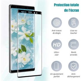 Kalanka-2 Pièces Verre Trempé Pour Samsung Galaxy Note 9, 3d Couverture Complète Ultra Résistant Vitre Protection Pour Note 9, Sans Bulles Haute Sensibilité Tactile Film Protection Écran