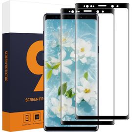 2 Pièces Verre Trempé Pour Samsung Galaxy Note 9, 3d Couverture Complète Ultra Résistant Vitre Protection Pour Note 9, Sans Bulles Haute Sensibilité Tactile Film Protection Écran