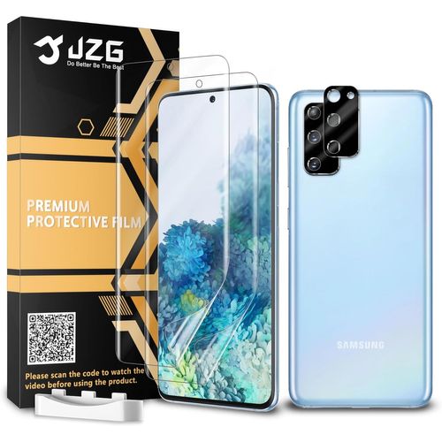 NSIECD-2 x pour Protection écran Samsung Galaxy S20 [No-verre], 2 x Verre Trempé d'objectif, Autoguérison, Sans bulles, Facile à installer, Ultra-HD