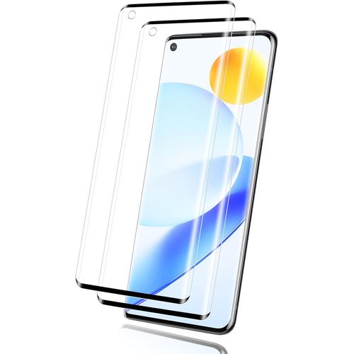 Cauc-2 Pièces Verre Trempé Pour Oneplus 9 Pro 5g Protection Écran, Hd Ultra Sans Bulles Haute Sensibilité Vitre Protection Film, 9h Dureté Durable Et Anti Rayures Pour Oneplus 9 Pro Protection D'écra