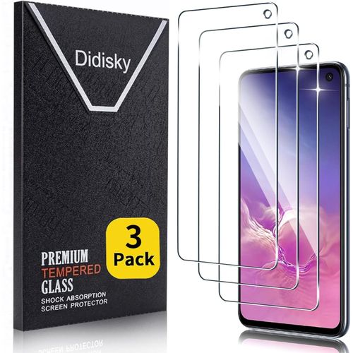 Lot De 3 Protecteur Verre Trempé Pour Samsung Galaxy S10e, Film Protection Écran, Dureté 9h, Pas De Bulles, Haute Définition