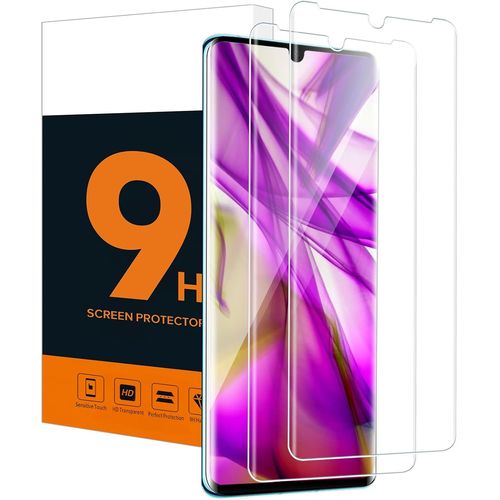 CAUC-Verre Trempé pour Huawei P30 Pro, Sensibilité tactile Vitre Protection, Dureté 9H Anti Rayures, 0,33mm Sans Bulle, 2 Pièce HD 3D Entièrement transparent Huawei P30 Pro Protection Écran