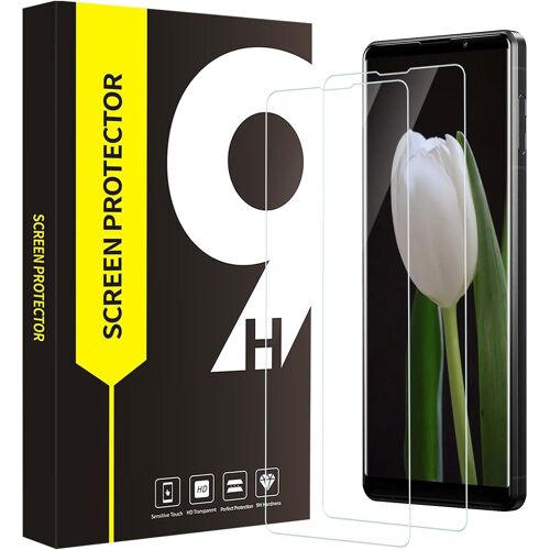LOT DE 2 FILMS DE PROTECTION D'ÉCRAN EN VERRE BLINDÉ POUR SONY XPERIA 1/1 II/1 III/1 V/1 IV 5G, 2,5D, DURETÉ 9H, TOUCHER SENSIBLE, PAS DE BULLES, FILM DE PROTECTION D'ÉCRAN ULTRA TRANSPARENT