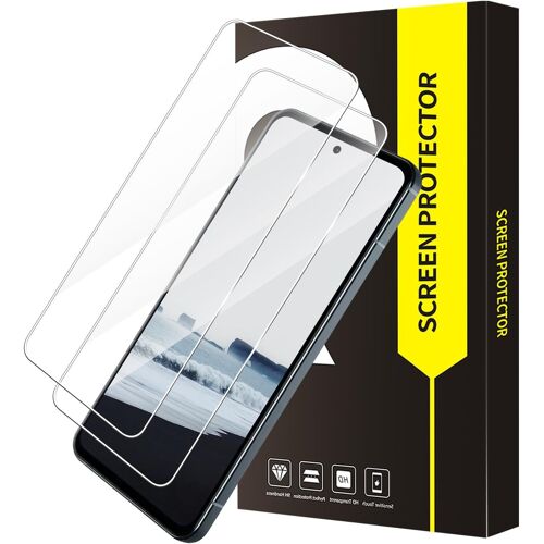 CAUC-Lot de 2 films de protection d'écran en verre blindé pour Nokia X30 5G, dureté 9H, ajustement précis, pas de bulles, film de protection d'écran ultra transparent X30, bord 2.5D sans