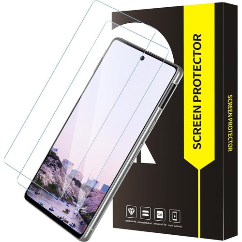 CAUC-Lot de 2 films de protection d'écran en verre trempé pour Google Pixel 7 5G, dureté 9H, ultra résistant, anti-chocs, bords arrondis 2,5D, pas de bulles d'air, ultra transparent