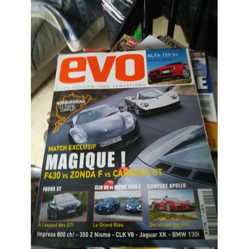 Evo 3 De 2005 Bmw 130i M Sport,Nismo 350z S Tune Gt,Amg Clk Dtm,Gumpert Apollo,Jaguar Xk 4.2,Ford Focus Stalfa 159 3.2 V6 Q4,Ferrari F430,Pagani Zonda F,Porsche Carrera Gt,Clio 3.0 V6 Sport,Alpine A11