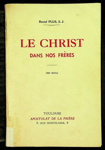 Le Christ Dans Nos Frères