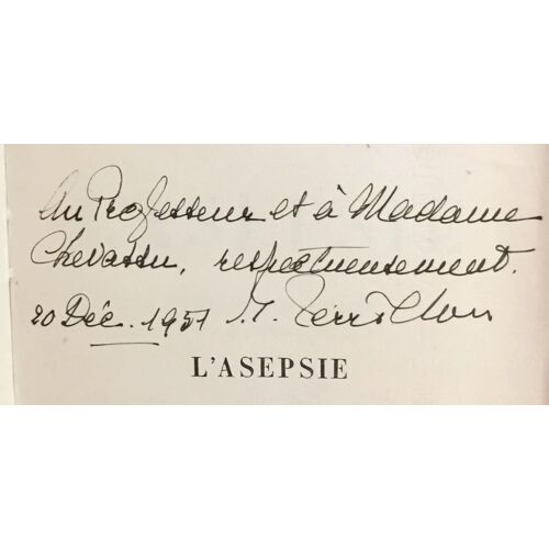 L'asepsie - Etude Documentaire Et Bibliographique Sur L'asepsie Chirurgicale