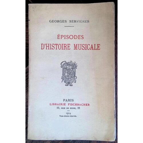 Episodes D'histoire Musicale
