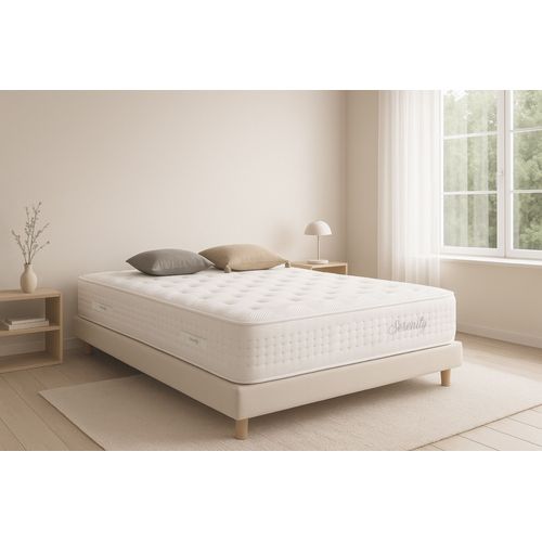Moonia | Ressorts Ensanchés | Matelas Serenity 30 cm | 160X200 cm | Fermeté élevée