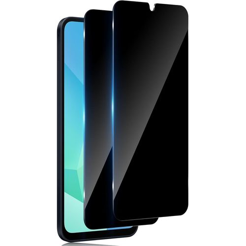 Pour Samsung Galaxy A16 Verre Trempé Anti Espion, 2 Pièces 9h Dureté Privacy Film De Protection Écran, Efficace Contre Les Anti-Rayures Sans Bulles Anti-Spy Vitre Protecteur - Noir