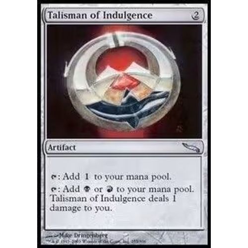 Talisman Of Indulgence Magic The Gathering Unco Vo