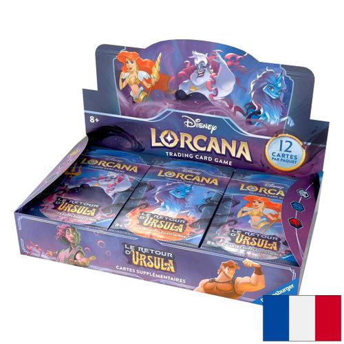 Disney Lorcana Chapitre 4 Le Retour D'ursula Display 24 Boosters