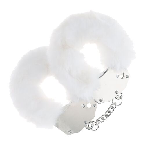 Menottes Heavy-Duty Fluffy Blanc - Ouch - Blanc
