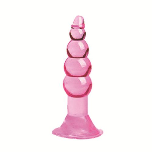 Godemichet Anal Doux,Masseur De Prostate Pour Adultes,Phallus Gay,Perles,Point G,Jouets Érotiques Pour Hommes Et - Pink E[E142]