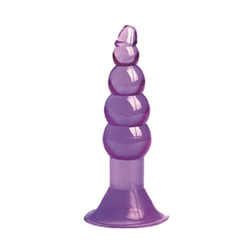 Godemichet Anal Doux,Masseur De Prostate Pour Adultes,Phallus Gay,Perles,Point G,Jouets Érotiques Pour Hommes Et - Purple E[C8]