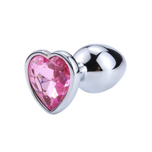 Godemichet Anal En Métal Pour Hommes Et Femmes,18 Sextoys Pour Adultes,Godemiché De Taille S/M/L- Pink-S[E979]