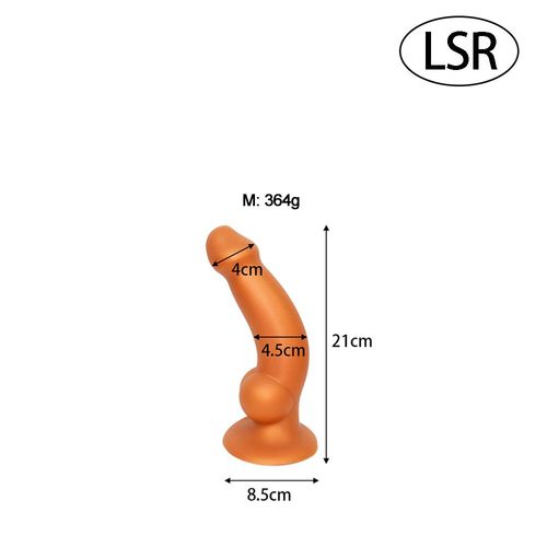 Godemichet Anal Souple En Silicone Pvc Avec Ventouse,Pénis Pour Chien,Jouet Sexuel Animal,Orgasme De La Prostate- Medium Dildo